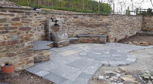 granite trough water feature